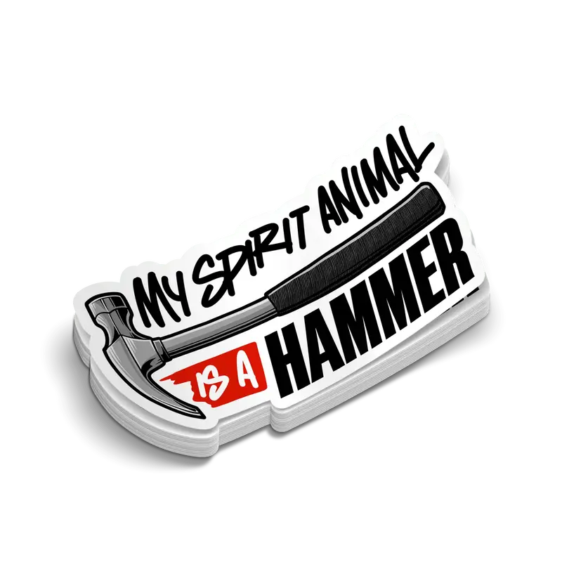 Spirit Hammer - Hard Hat Decal