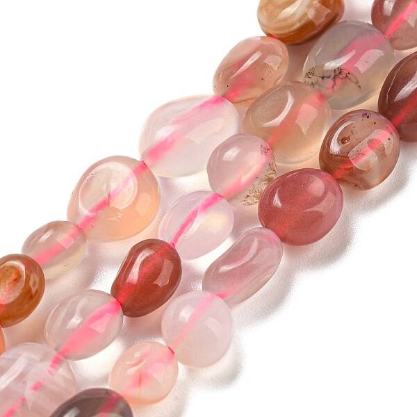 Natural Red Agate Beads Strands