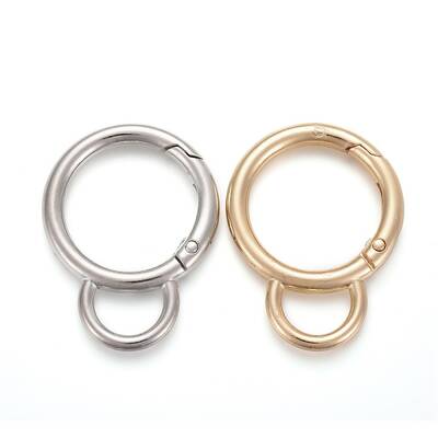 Alloy Spring Gate Ring