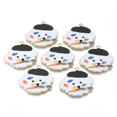 Alloy Enamel Pendants
