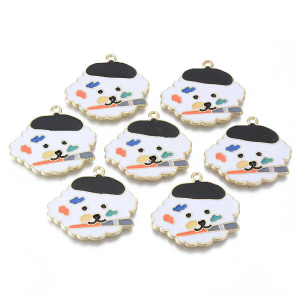Alloy Enamel Pendants