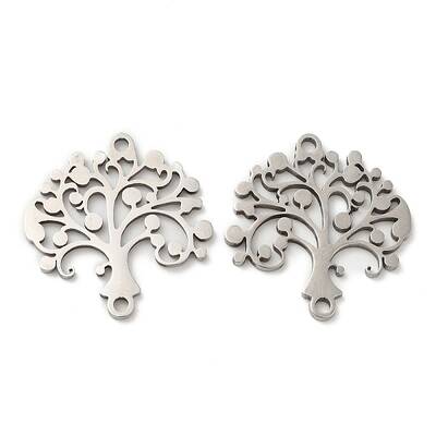 Non-Tarnish 201 Stainless Steel Connector Charms