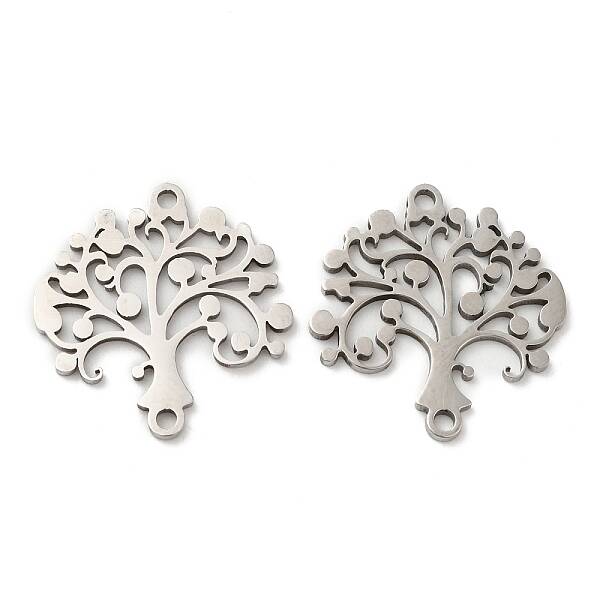 Non-Tarnish 201 Stainless Steel Connector Charms