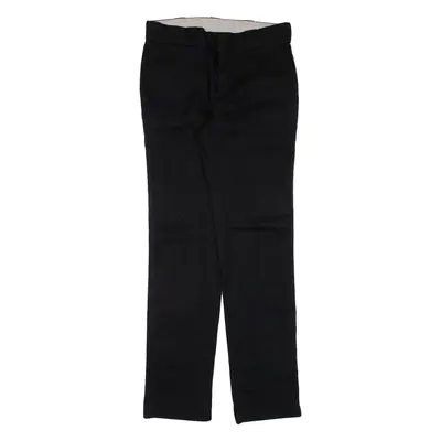 DICKIES Workwear Womens Trousers Black Slim Straight W30 L31