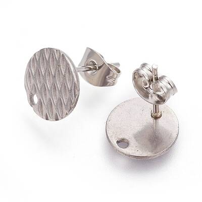 Non-Tarnish 304 Stainless Steel Ear Stud Findings