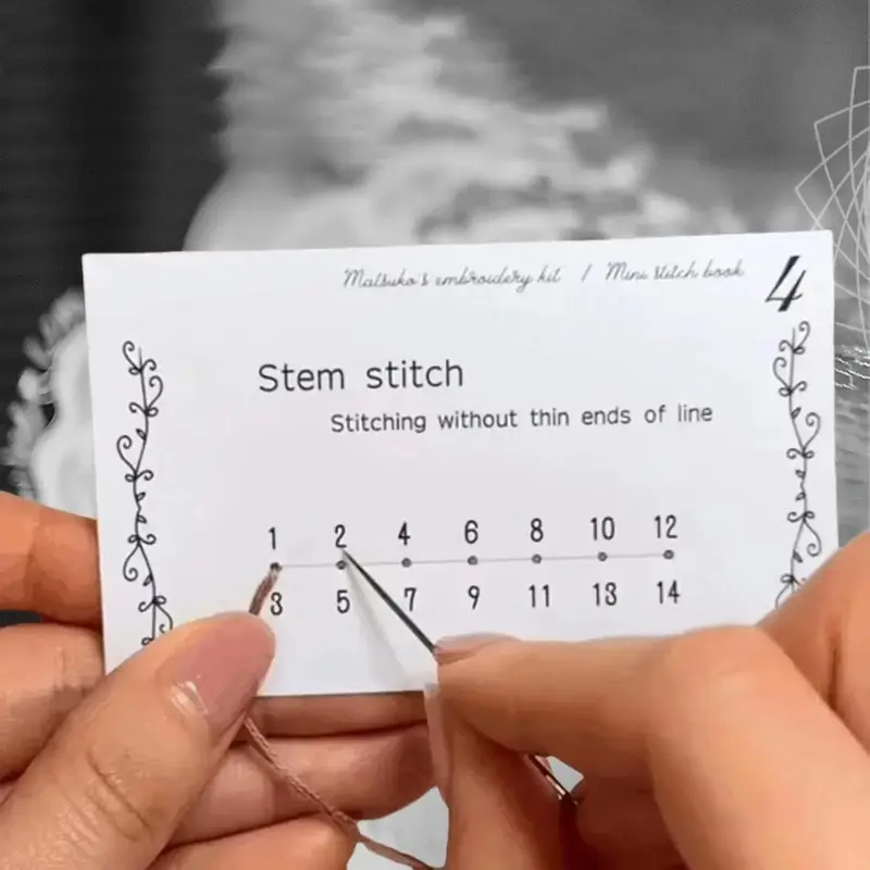 DIY Mini Handmade Sewing Kit, 1 Set Creative Craft Set for Beginners, Enhance Your Skills with Various Stitching Techniques, ...