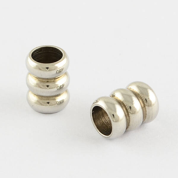 Tarnish Resistant 201 Stainless Steel Column Beads