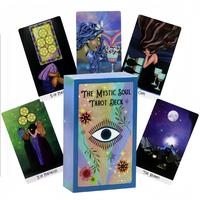 Mystic Soul Tarot Cards,1 Box Portable Tarot Deck Card Game for Prediction Fate, Spiritual Guidance, Interactive Party Game P...
