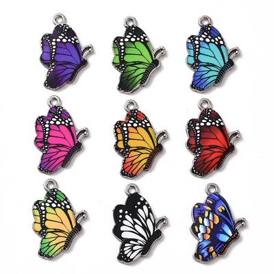 Alloy Enamel Pendants