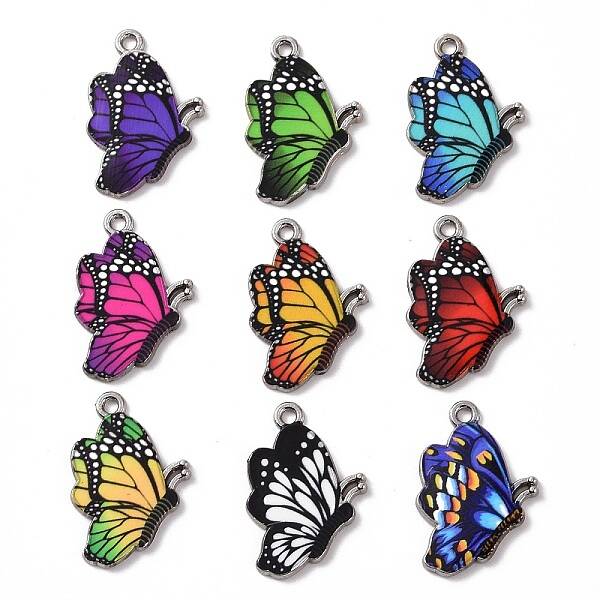 Alloy Enamel Pendants