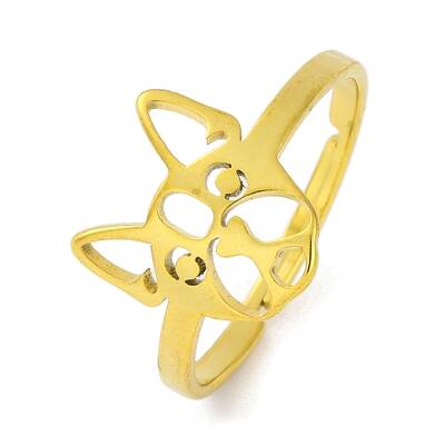 201 Stainless Steel Adjustable Ring for Women