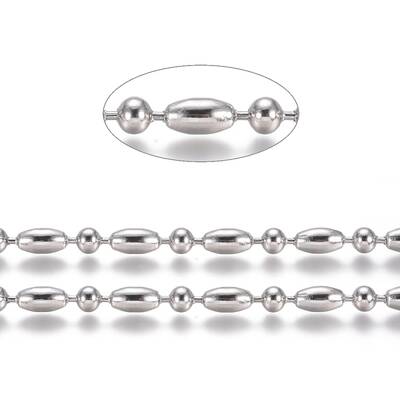 Non-Tarnish 304 Stainless Steel Ball Chains