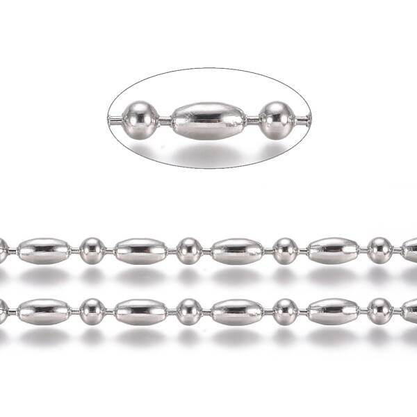 Non-Tarnish 304 Stainless Steel Ball Chains