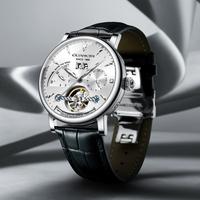 Fully Automatic Mechanical Water-Resistant Men's Watch, Suitable for Both Casual and Business Occasions, Featuring Multiple C...