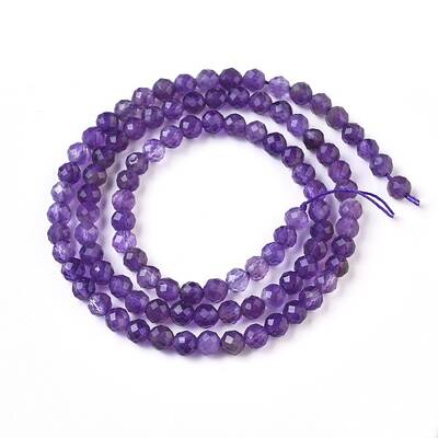 Natural Amethyst Beads Strands