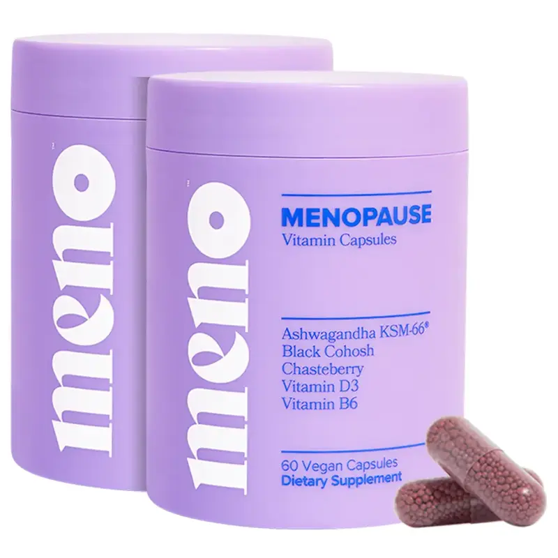 MENO Vitamins for Menopause, 30 Servings (Pack of 2) - Menopause Supplements for Women with Black Cohosh & Ashwagandha KSM-66...