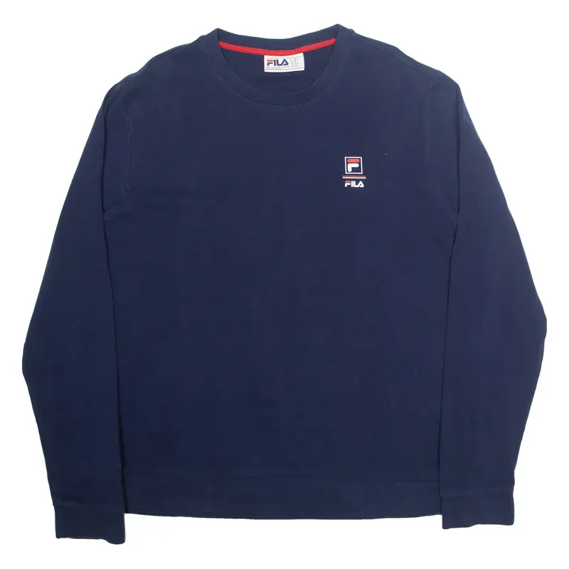 FILA Mens Sweatshirt Blue XL