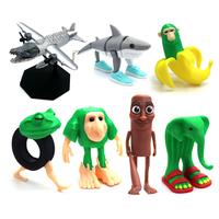 3D Printed AI Monster Ornament, 1 Count Doll Figurines Creative Desktop Decoration, Home Decor for Living Room Bedroom Office...