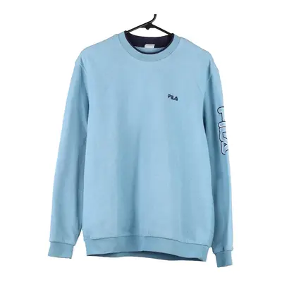 Fila Spellout Fleece - Medium Blue Polyester