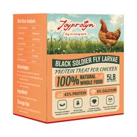 Black Soldier Fly Larvae 10/5LB Dried for Chickens, High Calcium 85X More Than Mealworms for Strong Eggshells & Healthy Growt...