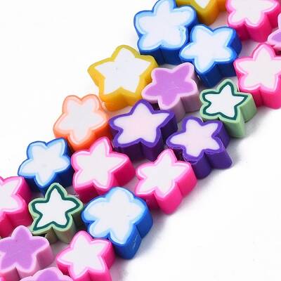 Handmade Polymer Clay Beads Strands