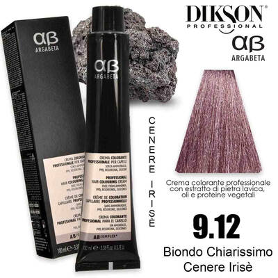 Dikson Argabeta Color 100 Ml 9.12 Very Light Ash Iris Blonde