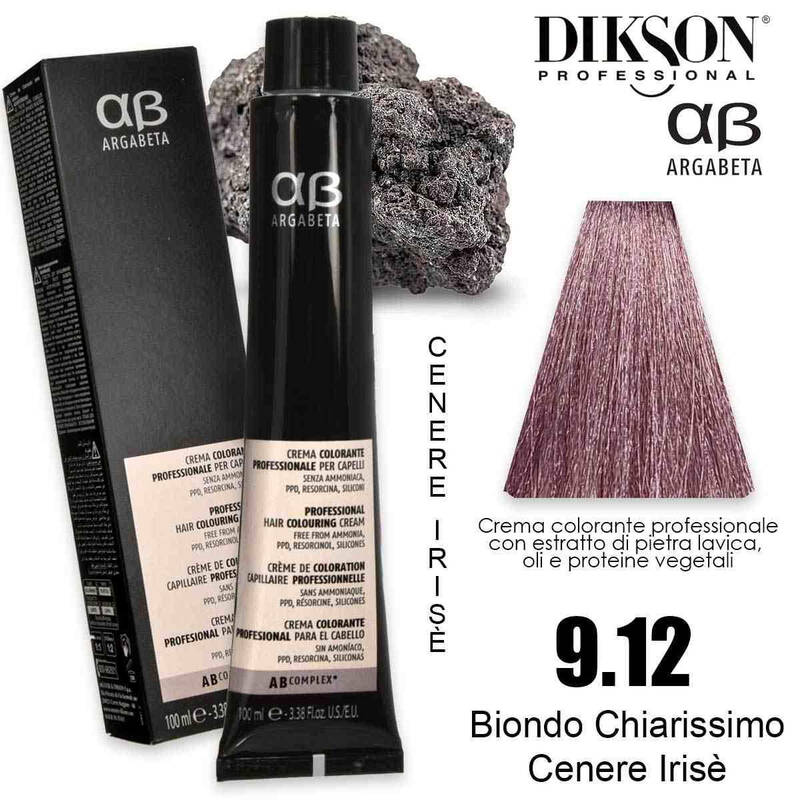 Dikson Argabeta Color 100 Ml 9.12 Very Light Ash Iris Blonde