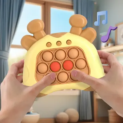 TTZZ Fast Push Game, Quick Push Pop Game, Pop Pro Light Up Fidget Toys,Quick Speed Fast Push Puzzle Game Console Bubble Stres...