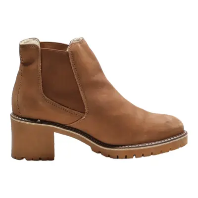 TAMARIS Chelsea Boots Brown Leather Womens UK 5