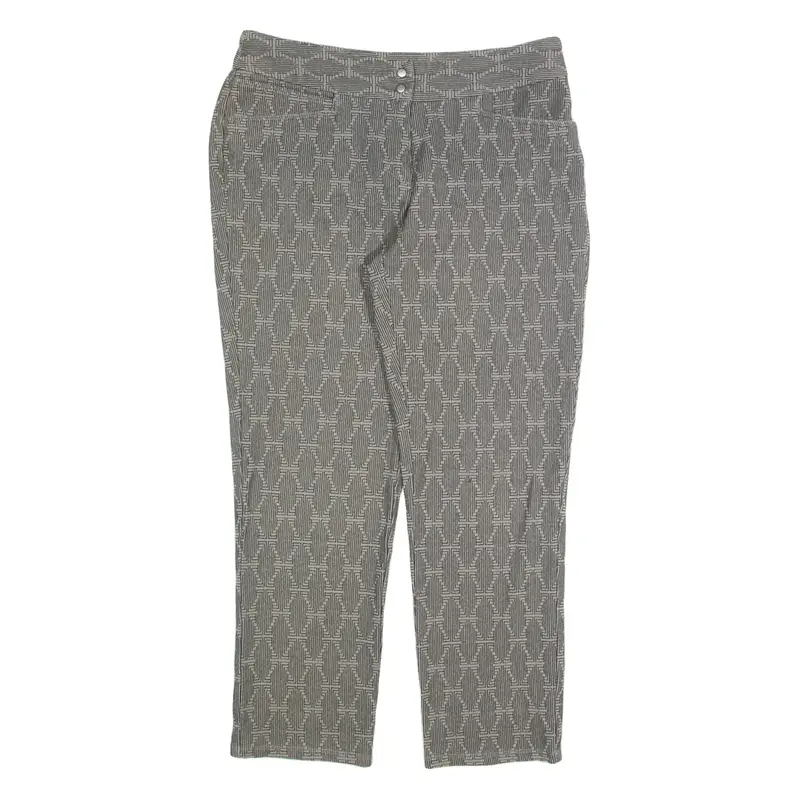 ADIDAS Womens Trousers Grey Regular Tapered W28 L24