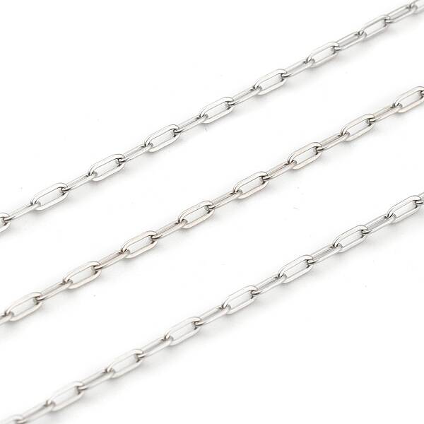 Non-Tarnish 304 Stainless Steel \nPaperclip Chains