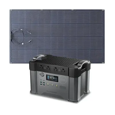 ALLPOWERS S2000 Pro 2400W Solar Generator (PV 200W) S2000+SF200 200W Solar Panel