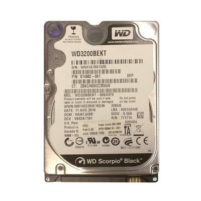 596416-001 HP 320GB 7200RPM SATA 3Gb/s 16MB Cache 2.5-inch Hard Drive