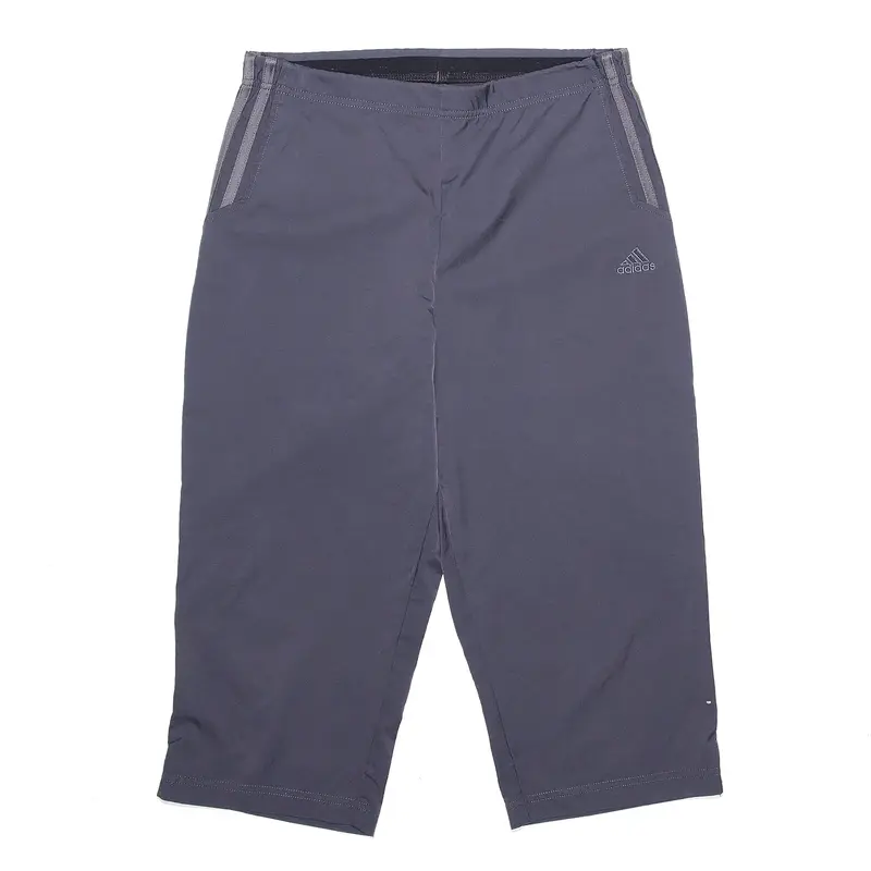 ADIDAS Grey Regular Sports Shorts Womens S W28