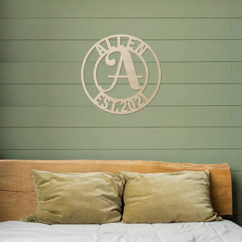 Family Name Wood Sign