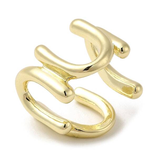 Brass Open Cuff Rings