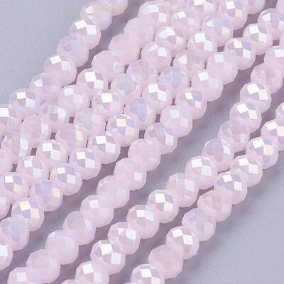 Electroplate Glass Bead Strands