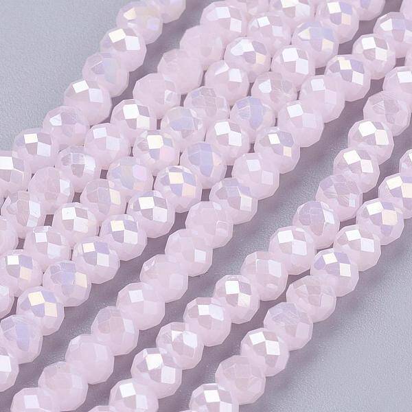 Electroplate Glass Bead Strands