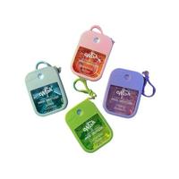 Liquid Hand Sanitizer Spray 1.2oz - Hydrating Cherry Blossom Floral Island Coconut Watermelon Sugar Handy Pack with Key Chain...