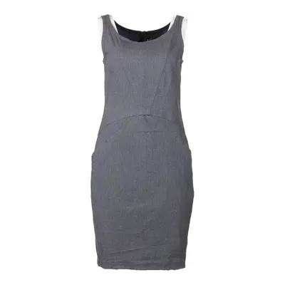 Armani Jeans Mini Dress - Small Navy Cotton