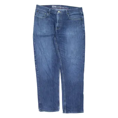 HILFIGER DENIM Mens Jeans Blue Regular Straight Stone Wash W36 L32