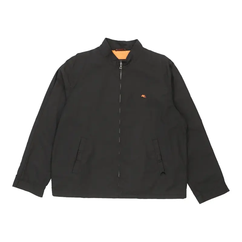 Etro Jacket - XL Black Cotton Blend