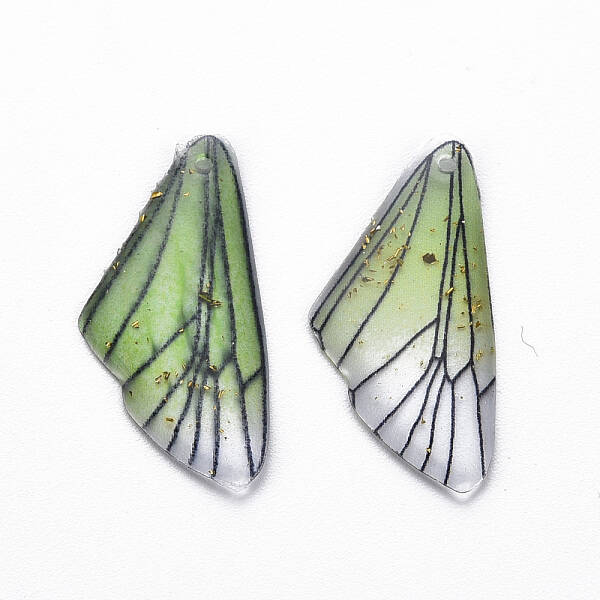 Transparent Resin Pendants