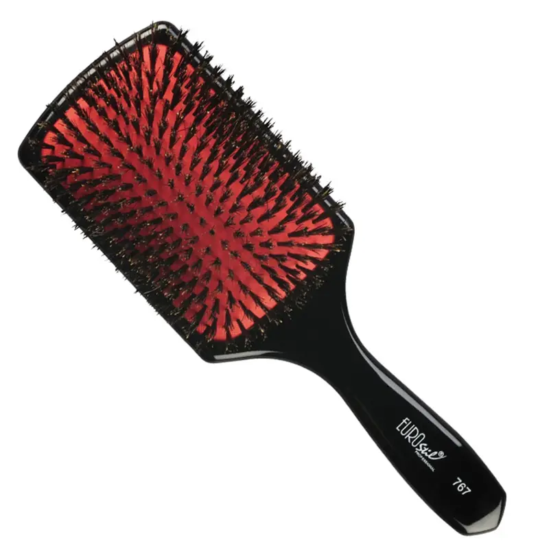 Eurostil Large Rectangular Bellows Brush Rubber Bristle 1pc