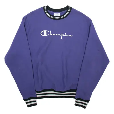 CHAMPION REVERSE WEAVE Mens Sweatshirt Purple M