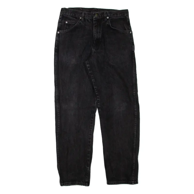 WRANGLER Womens Jeans Black Regular Straight W30 L32