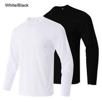 2/3 Pack Men's Long Sleeve Shirts Quick Dry Moisture Wicking Crewneck T-Shirt for Gym Workout Running