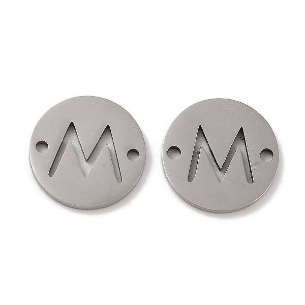 Non-Tarnish 201 Stainless Steel Hollow Flat Round Links