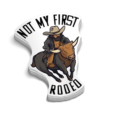 First Rodeo - Hard Hat Decal