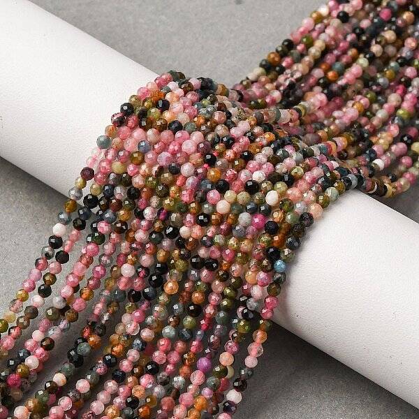 Natural Colorful Tourmaline Beads Strands